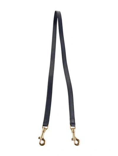 Pre-owned Celine Leather Purse Strap In Blue