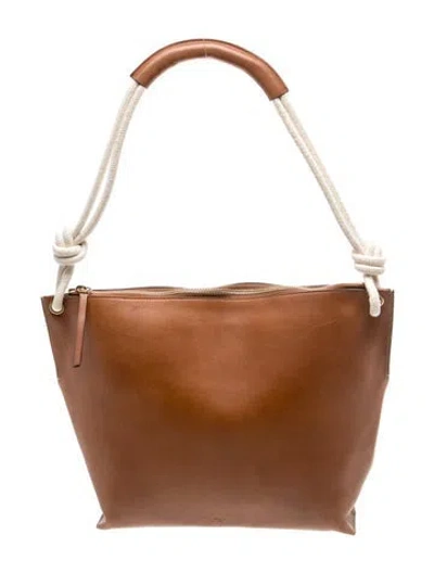 Pre-owned Celine Leather Sailor Medium In Brown