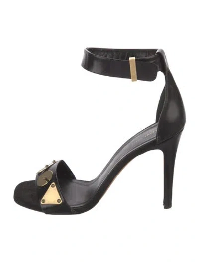 Pre-owned Celine Leather Sandals In Black