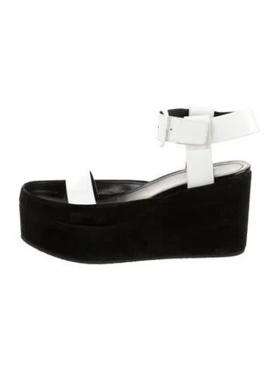 Pre-owned Celine Leather Sandals In Black