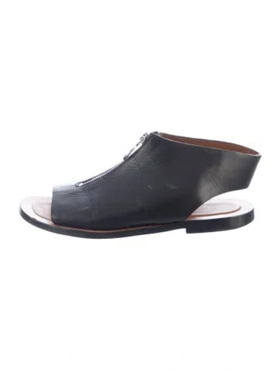 Pre-owned Celine Leather Sandals In Blue