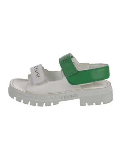 Pre-owned Celine Leather Sandals In Multi