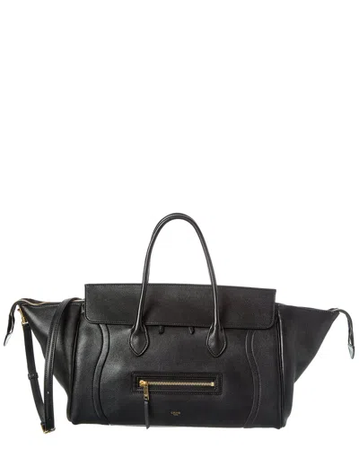 CELINE CELINE LEATHER SHOULDER BAG
