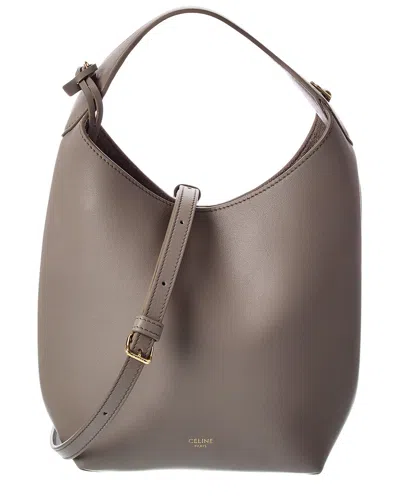 Celine Leather Shoulder Bag In Pink