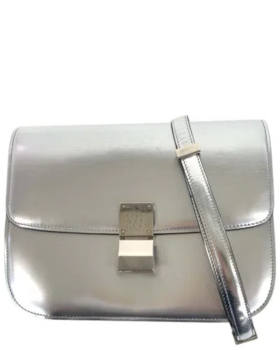 Pre-owned Celine Leather Shoulder Bag Pochette (authentic Pre-loved)