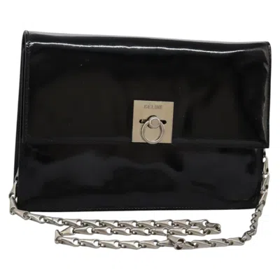 Pre-owned Celine Leather Shoulder Bag () In Black