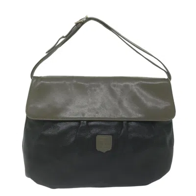 Pre-owned Celine Leather Shoulder Bag () In Black
