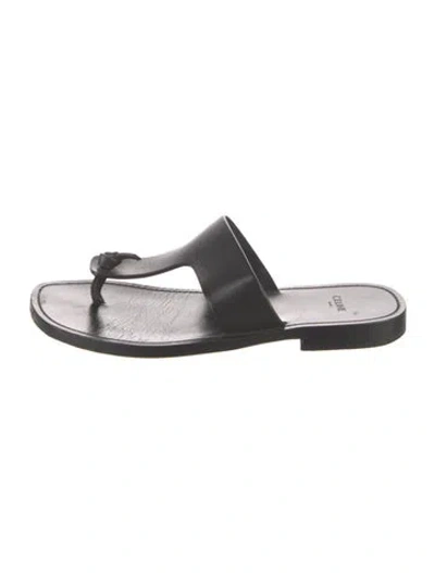 Pre-owned Celine Leather Slides In Multi