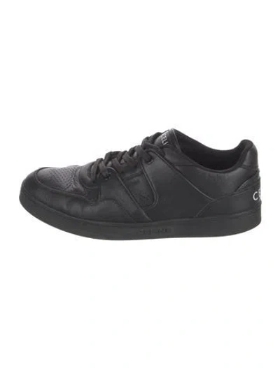 Pre-owned Celine Leather Sneakers In Black