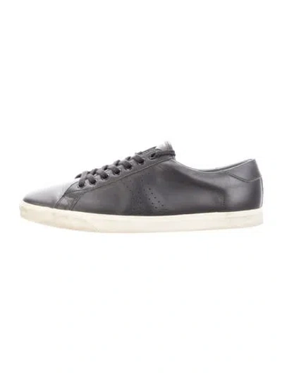 Pre-owned Celine Leather Sneakers In Black