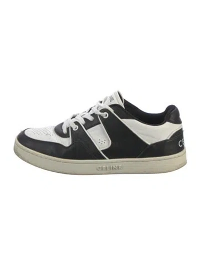 Pre-owned Celine Leather Sneakers In Black