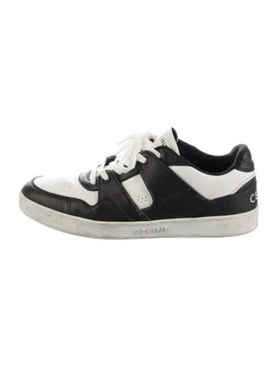 Pre-owned Celine Leather Sneakers In Multicolor