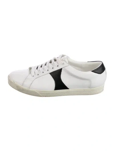 Pre-owned Celine Leather Sneakers In White