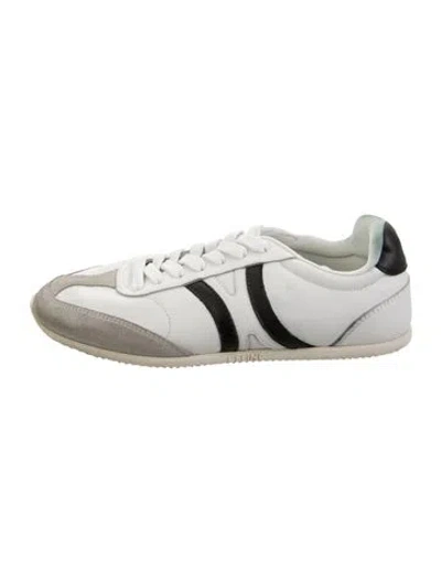 Pre-owned Celine Leather Sneakers In White