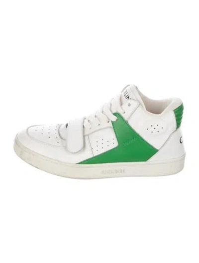 Pre-owned Celine Leather Sneakers In White
