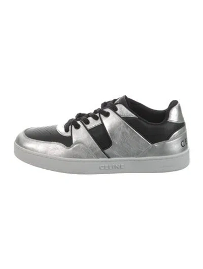 Pre-owned Celine Leather Sneakers In White