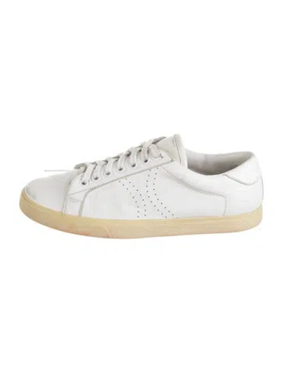Pre-owned Celine Leather Sneakers In Yellow