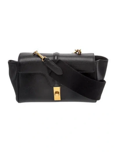 Pre-owned Celine Leather Soft 16 Teen 2023 In Black