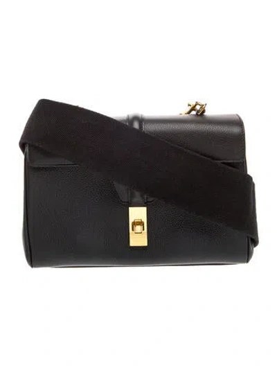 Pre-owned Celine Leather Soft 16 Teen In Black