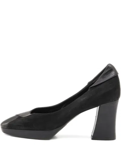 Pre-owned Celine Leather Suede Platform Shoes