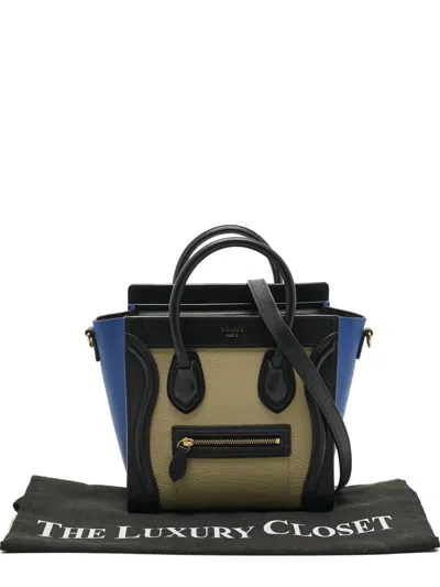 Pre-owned Celine Leather Tote Bag In Black