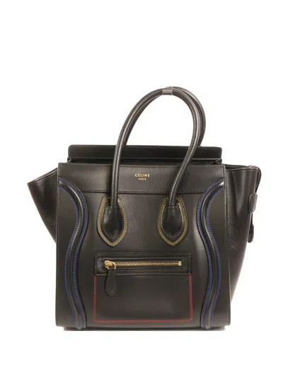 Pre-owned Celine Leather Tote Bag In Black