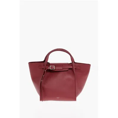 Celine Leather Tote Bag With Removable Shoulder Strap