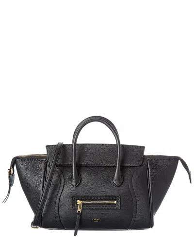 Celine Leather Tote In Pattern