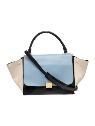 Pre-owned Celine Leather Trapeze Medium