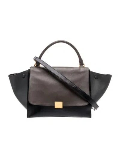Pre-owned Celine Leather Trapeze Medium In Multi