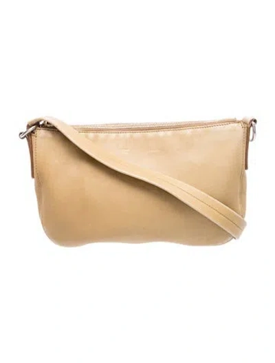 Pre-owned Celine Leather Trio Small In Neutral