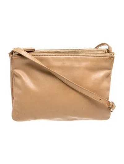 Pre-owned Celine Leather Trio Small In Neutral