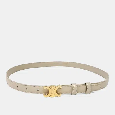 Pre-owned Celine Leather Triumph Belt In Multi
