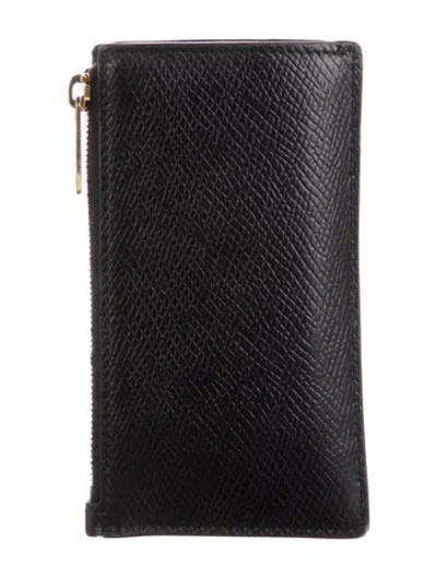 Pre-owned Celine Leather Wallet In Black