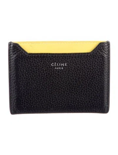 Pre-owned Celine Leather Wallet In Multi