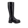 CELINE LEATHER ZIPPED BOOTS