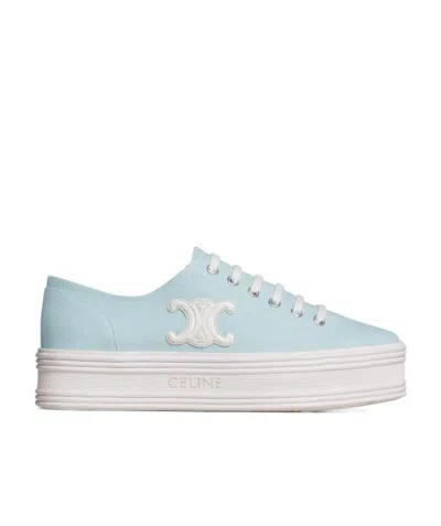 Celine Leisure Sports Shoes With Round Head And Thick Soles In Blue