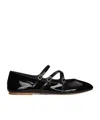 Celine Woman Ballet Flats Black Size 7.5 Calfskin In Black