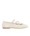 Celine Les Ballerines Round Head Ballet Shoes In White