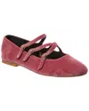 Celine Velvet Ballerina Flat
