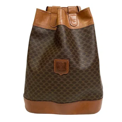 Pre-owned Celine Light Brown Leather Backpack ()