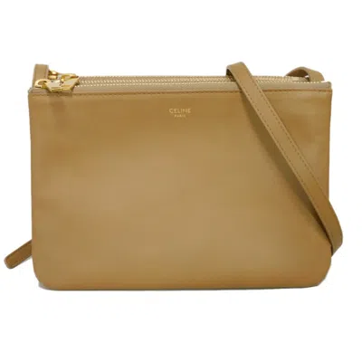 Pre-owned Celine Light Camel Leather Shoulder Bag ()