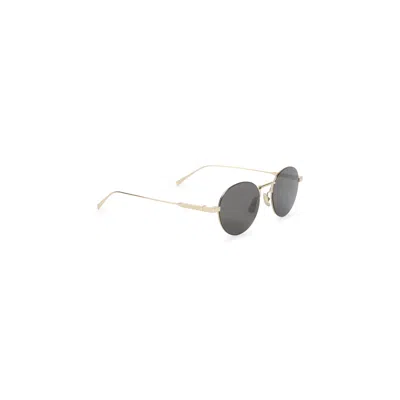 Celine Light Gold Smoke Metal Frame 28 Sunglasses In Gray
