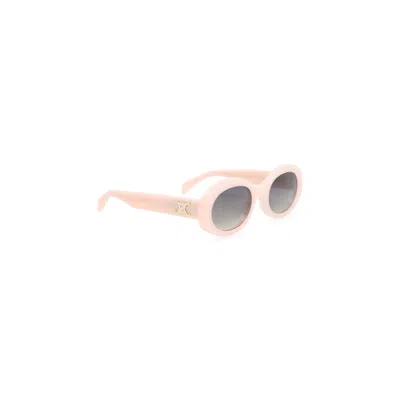 CELINE LIGHT PINK OVAL SUNGLASSES