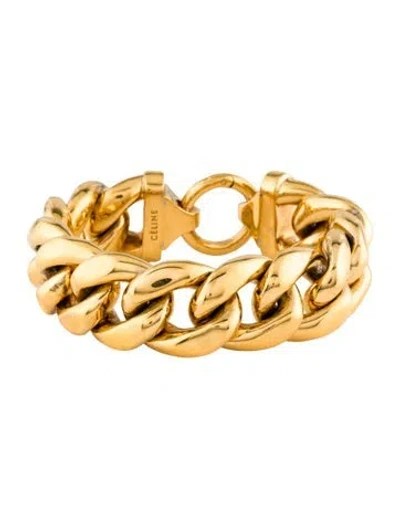 Pre-owned Celine Link Bracelet, 6.5" In Multi
