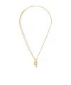 Celine Lock Trimphe Necklace In Yellow