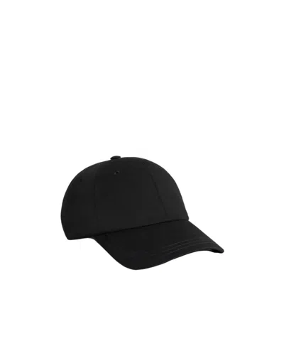 Celine Logo Baseball Cap In Black