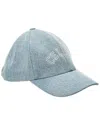 Celine Logo Baseball Cap In Blue
