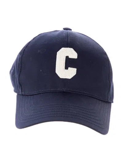 Pre-owned Celine Logo Baseball Cap. In Blue