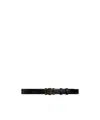 Celine Logo Belt In Black